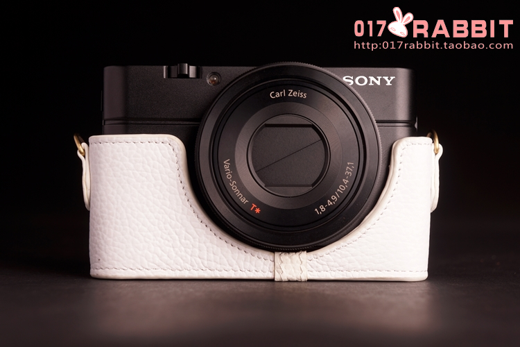Đài Loan TP da đen thẻ gốc SONY Sony RX100 túi đựng máy ảnh cơ sở RX100 nửa bộ tay cầm bao da - Phụ kiện máy ảnh kỹ thuật số túi máy ảnh mirrorless