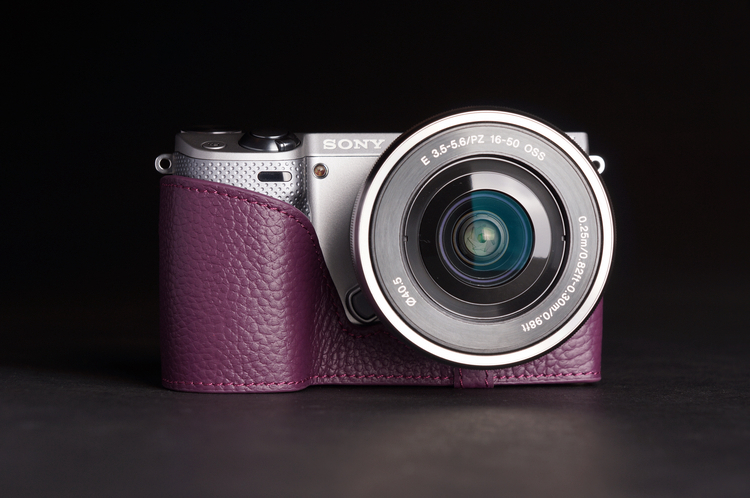 Đài Loan TP da thủ công nguyên bản micro đơn Sony Sony NEX5T túi đựng máy ảnh NEX5R bao da thời trang - Phụ kiện máy ảnh kỹ thuật số túi fujifilm