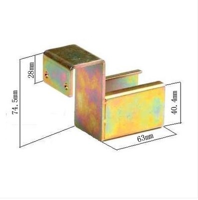 Slide Rail Flat Joint Fluency Bar Flat Joint Snap Joint Aluminum Alloy Fluency connecting piece EF-2044dw