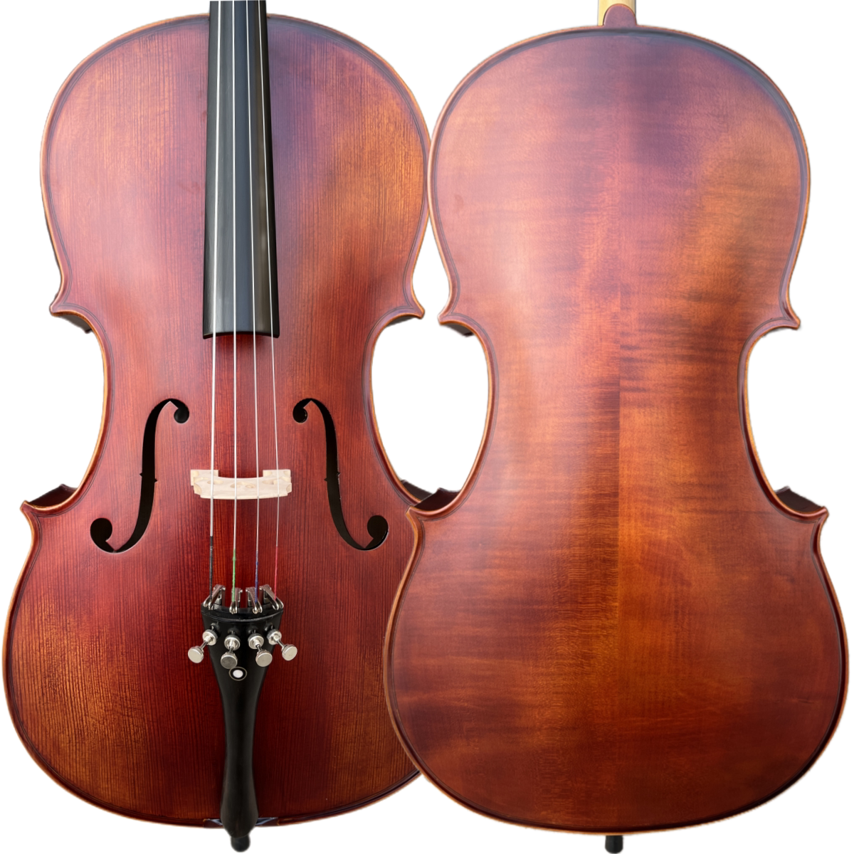 Crafts Musical Instruments Handcrafted paint patterned cello natural maple wood tiger tattooed cello professional cohorts to play-Taobao