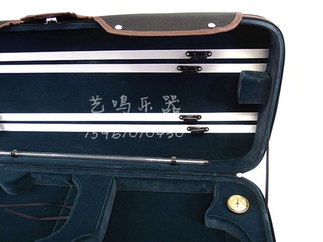 Nhạc cụ Yiming - Ván ép đôi độ ẩm màu đen Hộp đàn piano hai hộp đựng đàn violon Đôi vai lưu trữ Bốn cung - Phụ kiện nhạc cụ túi đựng đàn guitar