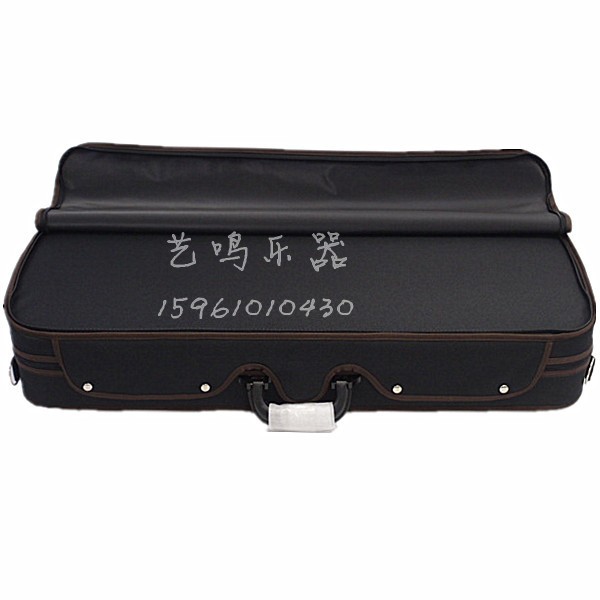 Nhạc cụ Yiming - Ván ép đôi độ ẩm màu đen Hộp đàn piano hai hộp đựng đàn violon Đôi vai lưu trữ Bốn cung - Phụ kiện nhạc cụ túi đựng đàn guitar