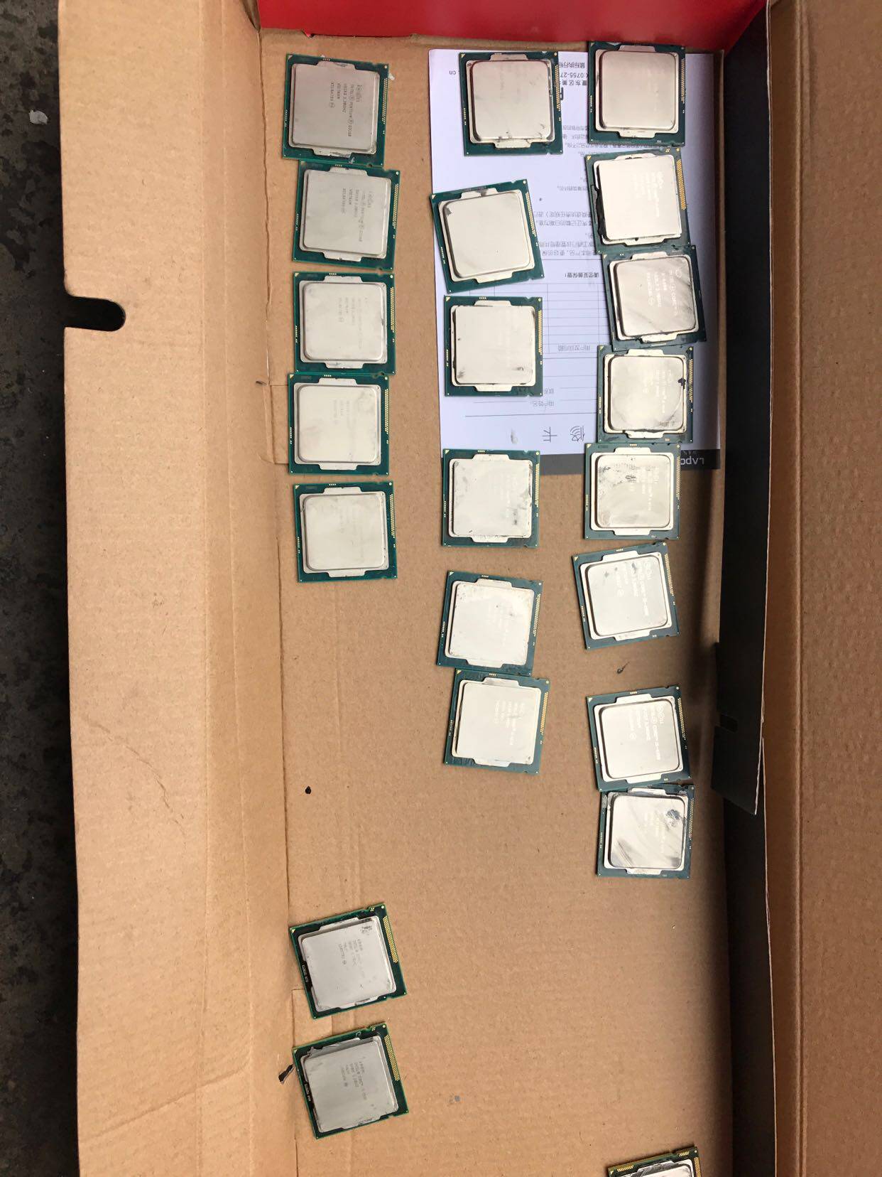 Переработка процессора Changsha для настольных процессоров Intel CPU I3 I5 I7 в разобранном виде Переработка целостности процессора Изображение 1