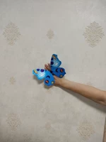 20 см бабочка на запястье 147 синяя -до -2