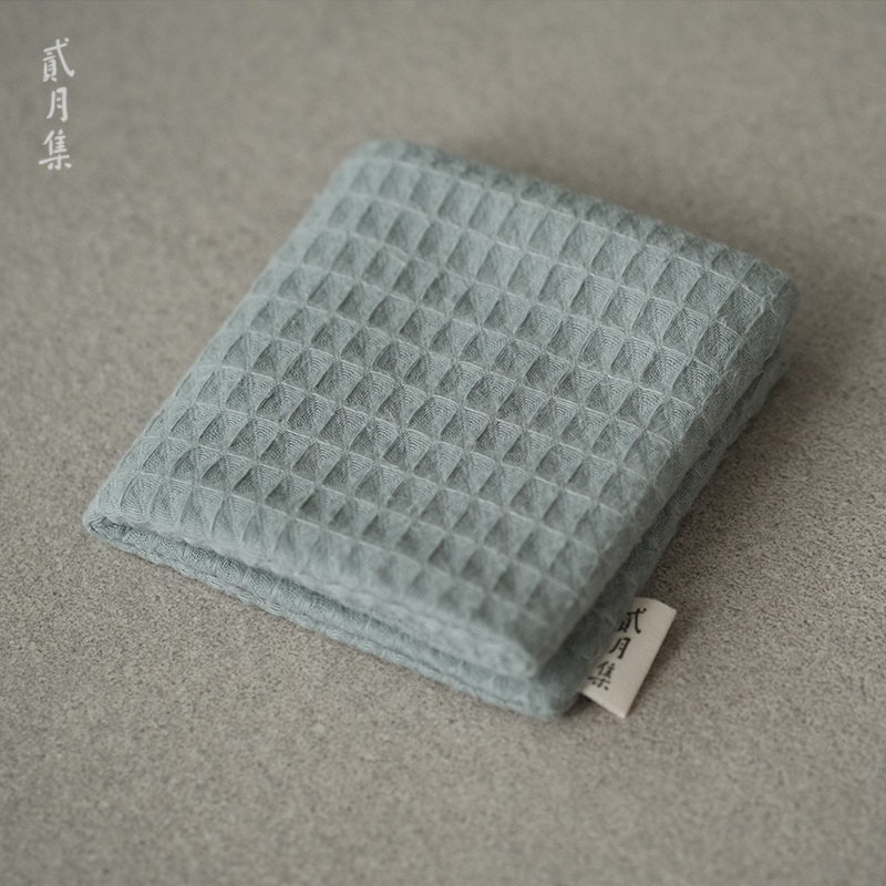 (Episode February) Tea towels February Episode Custom Pure Cotton Minima Water Absorption Strong Tea Mat Practical Gadget