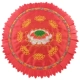 Jiu pin jian вышитый лотос Red 50*5 см