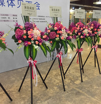 Guangzhou High-end Flower Basket Stars Concert Launch Flower Basket Port Style Flower Basket Same-town Courier Opening Celebration Flower Basket