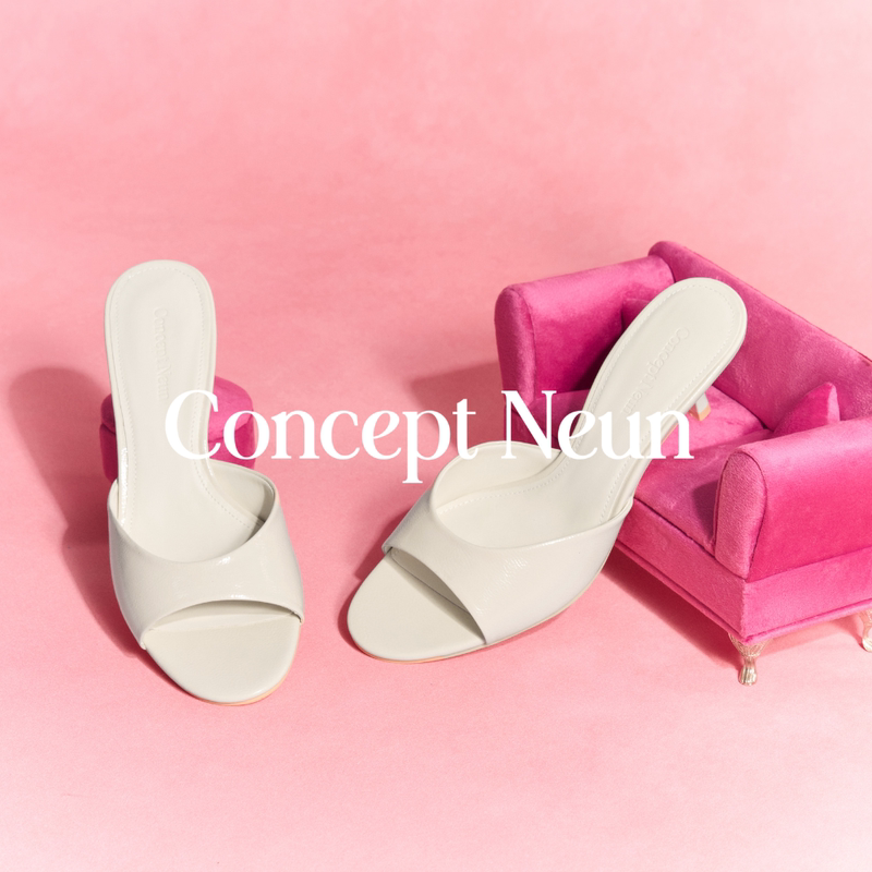 Concept Neun Sexy and Cute Round-Toe Kitten Heel Stiletto Sandals for Women