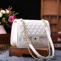 Ole Poetry Sheepskin Woman Bag 2024 New Fashion Magige Rivet Chain Pack 100 Lap Single Shoulder Inclined Satchel Bag