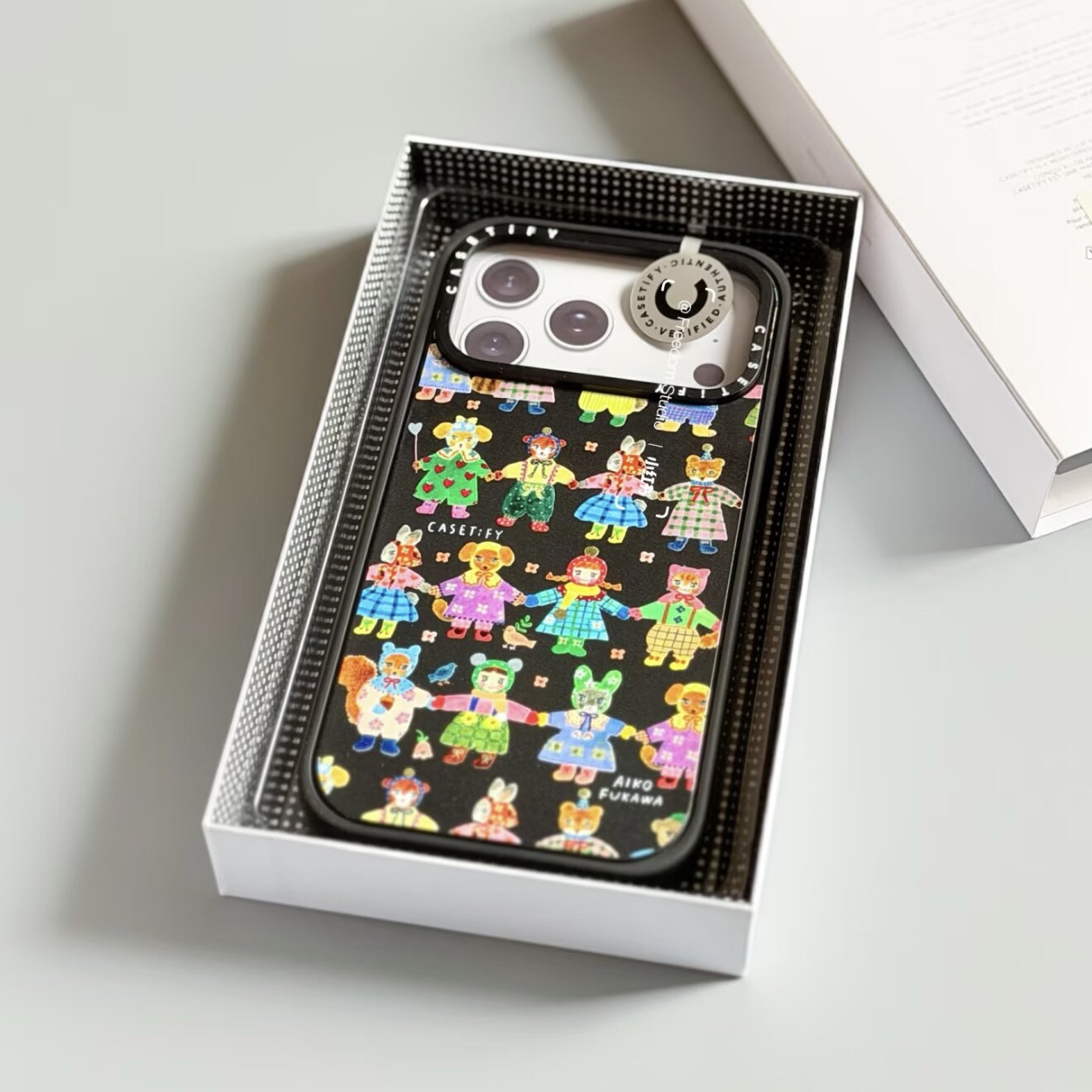 村上隆 x CASETiFY iPhone 16 Takashi Murakami x CASETiFY Kaikai iPhone 16 Pro Max Impact Clear