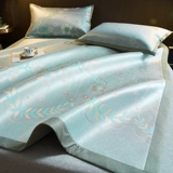 Шелковый комплект, коврик, элитная летняя простыня для домашнего использования, 3 предмета, можно стирать