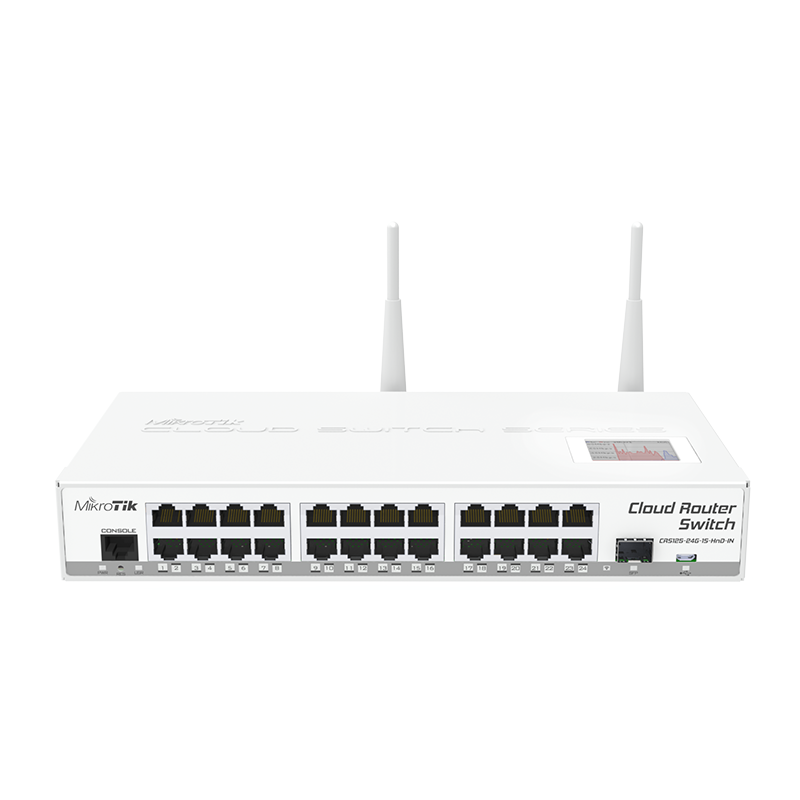 MikroTik CRS125-24G-1S-2HnD-IN Intelligent Layer 3 Managed Optical Port Cloud Routing Switch