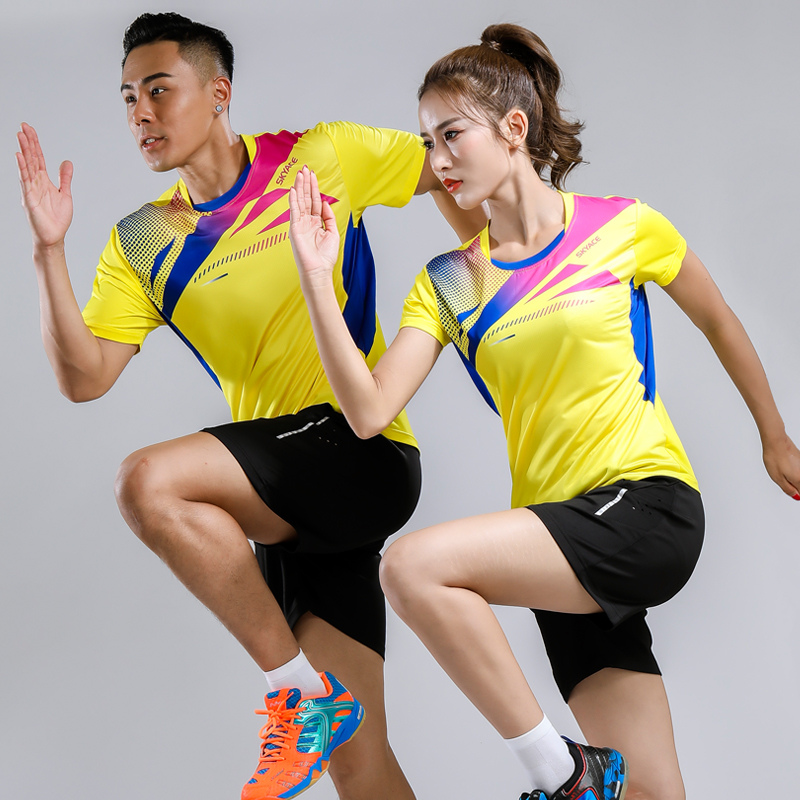 New Volleyball Suit Suit Team Suit Women's Speed Dry Breathable Blouses Sports Team Men's Badminton Suit Group Purchase Customized