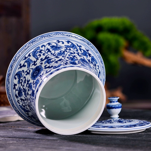 Jingdezhen Ceramic имитация ручной работы с чайным контейнером запечатывание чая и запечатанный аквариум.