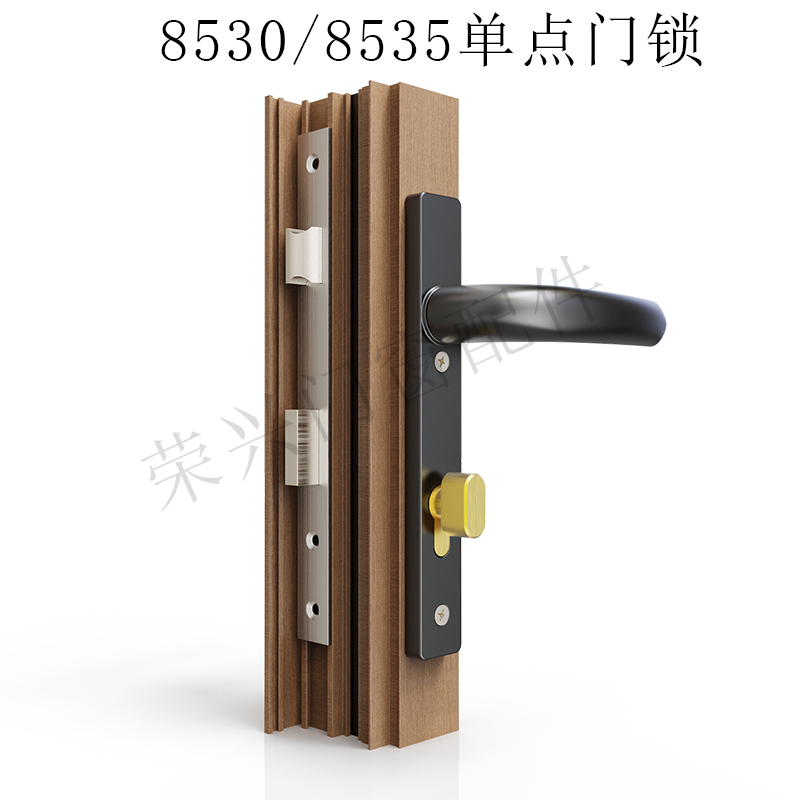 8530 8535 8535 point 115 hole distance 55 broken bridge insulation aluminium alloy flat open door with key double face handle door lock