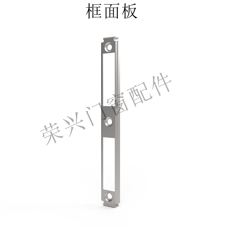 Frame panel broken bridge aluminium alloy flat open door five gold accessories Euro 20 groove door lock stainless steel door buckle lock buckle plate