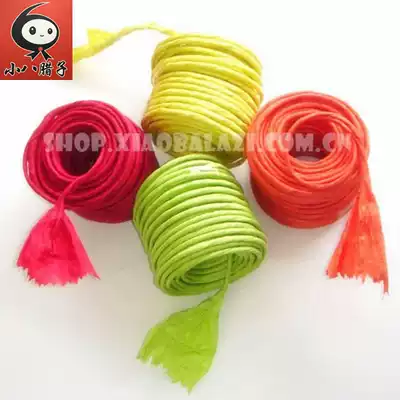 Art paper rope paper vine flower paper flower making DIY rose flower Vine paper art thick monofilament kindergarten environment layout