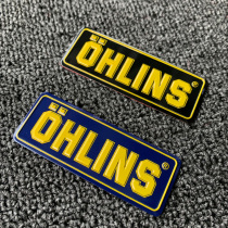 Motorcycle metal car stickers aluminum alloy decals exhaust pipe aluminum stickers modified car logo personalized metal decals 8X3cm