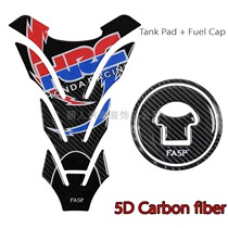 Real Carbon Fiber Tank Sticker Fish Bone Sticker Fuel Tank Cover for Honda CBR300R Old CBR500 500R