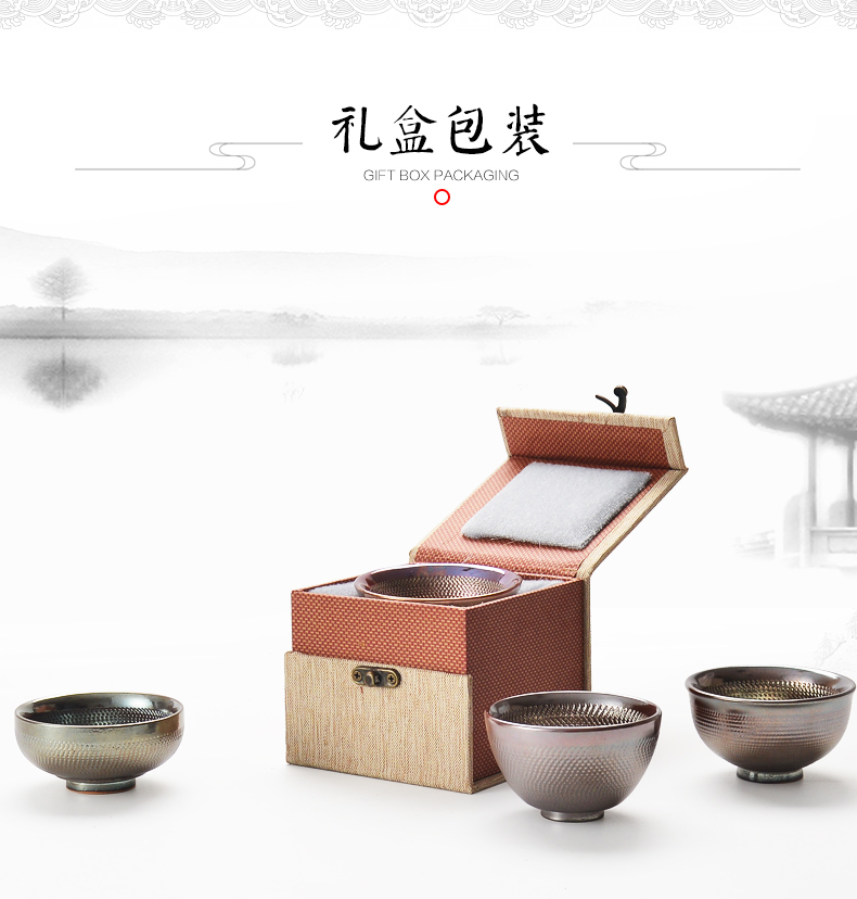 Red peony jump cut silver cup ceramic cups built one master cup small single gift porcelain cups of tea light sample tea cup