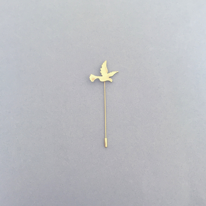 Broche en Alliage argent plaqué or - Ref 1170132 Image 5