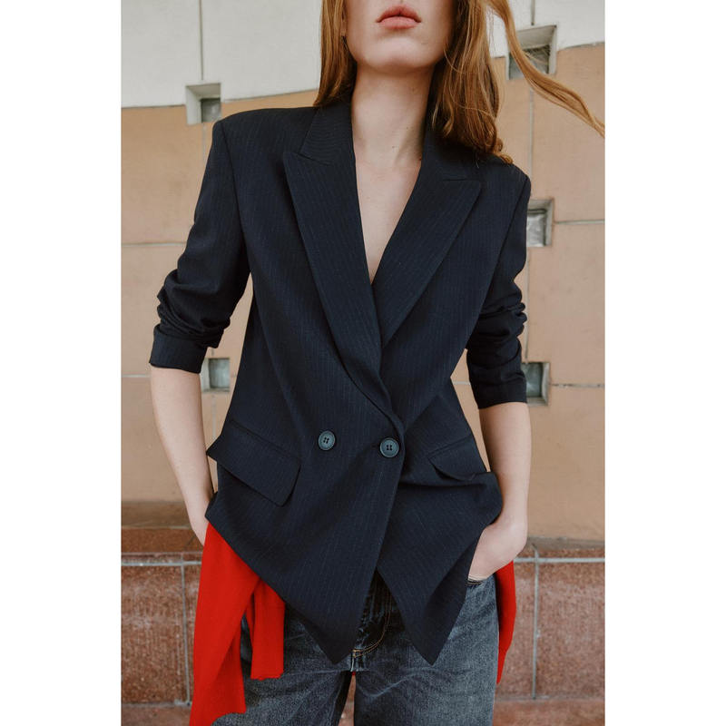In-Stock Zara Domestic Purchasing Agent Women's Loose Double-Breasted Blazer 2753/322 2753322 In-Stock Zara Domestic Purchasing Agent Women's Loose Double-Breasted Blazer 2753/322 2753322