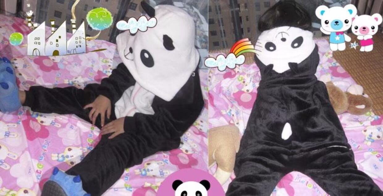 Mũ có thể tháo rời của trẻ em hoạt hình đồ ngủ một mảnh mùa thu và mùa đông dịch vụ nhà dày lên quần áo bé trai khủng long quần áo trẻ sơ sinh thu đông