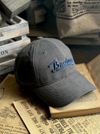 American-Style Original Design, Makes the Face Look Smaller, Soft-Top Embroidered Baseball Cap for Men, Casual and Versatile, Couple's Duckbill Cap for Women, Trendy