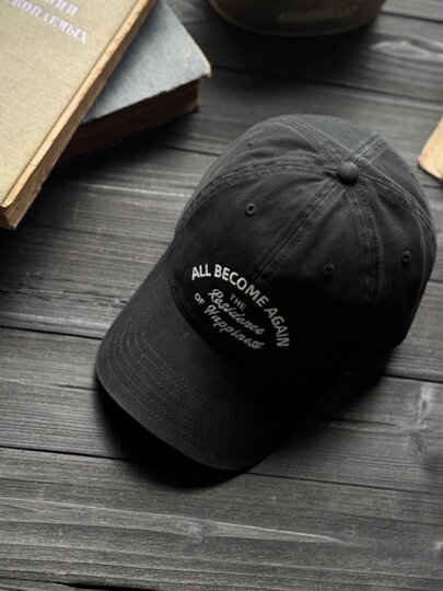 Korean New High-Quality Washed Vintage Baseball Cap for Men, Deepened Winter Peaked Cap for Women, Original Pure Cotton Burgundy