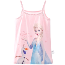 Elsa Modal Childrens Vest Womens Underwear Summer Elsa Princess Girls Camisole Bottoming Girl Baby