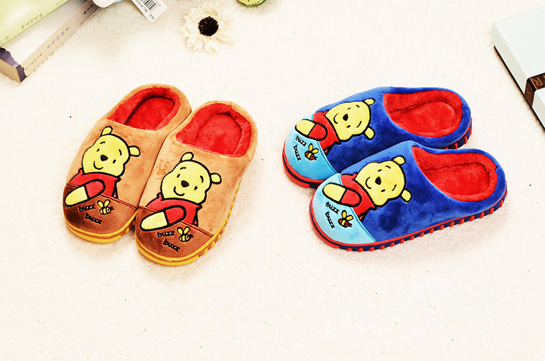 Chaussons enfants en suède DISNEY pour hiver - semelle autre - Ref 986853 Image 7