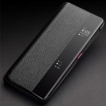 Applicable mate40 ten sets of flip phone case Huawei charm 40Pro reverse cover double-sided flip cover type leather case