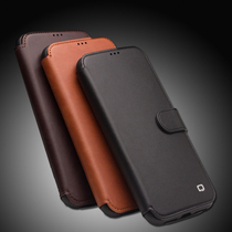 Applicable xsmax cover rollover phone case XR double-sided leather cover protective cover Apple x flip cover all-inclusive case