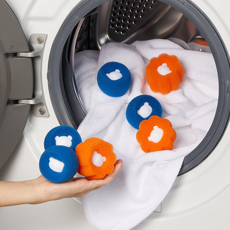 Youqin washing machine anti-entanglement and anti-lint magic Tool: Fluffy anti-wrinkle laundry balls, protective washing, filtering and cleaning balls for removing lint and dirt