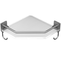 Youqin acrylic bathroom rack without punching wall-mounted bathroom shelf toilet triangle rack bathroom