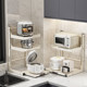 Pull the microwave oven storage rack