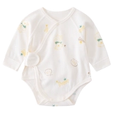 Хлопковый лонгслив для новорожденных, детское мультяшное боди, детская одежда