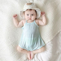 Светло-зеленый комбинезон 987 с подтяжками