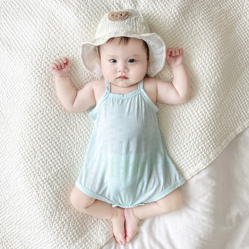 Детское летнее боди подходит для мужчин и женщин для девочек, тонкая летняя одежда для раннего возраста, эффект подтяжки