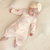 Детский летний тонкий спальный мешок подходит для мужчин и женщин, бандаж пупочный, хлопковый лонгслив, пижама