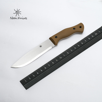 Après-midi Mid-Afternoon Straight Outdoor Knife Carbon Steel 52100 Skis Blade Thunder Fat Full Keel Lengthened BC Wild Camp Survival Knife Straight Knife