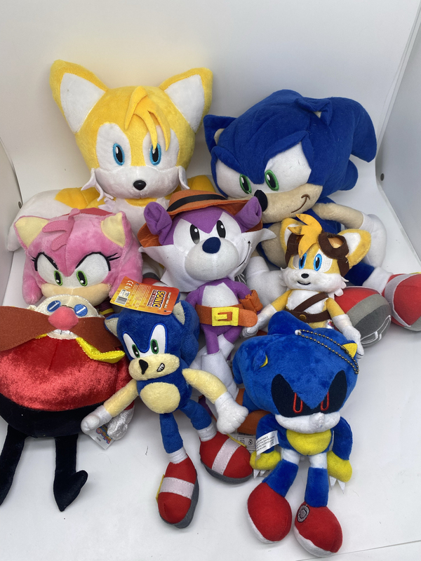 Hedgehog Super Sonic Plush Toy Purple Sonic Mouse Doll Pilot Tails Doctor 4 Styles Hedgehog Super Sonic Plush Toy Purple Sonic Mouse Doll Pilot Tails Doctor 4 Styles