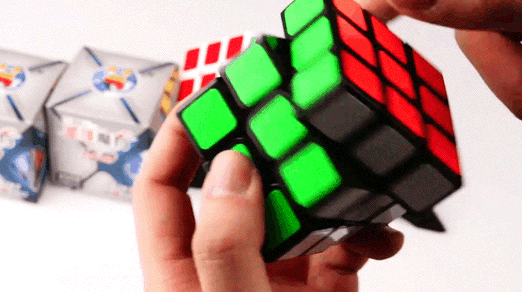 Thứ ba- thứ tự rubik của Cube người mới bắt đầu cô gái ba cấp mài vuông xác thực đồ chơi trí tuệ Mofang trẻ em bắt chước câu đố khuôn vuông đồ chơi nấu ăn