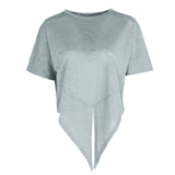 annerun Спортивная быстросохнущая футболка с коротким рукавом для спортзала, сексуальная одежда для йоги, свободный крой, для бега