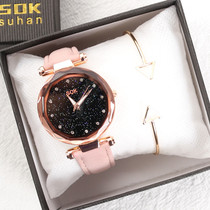 Womens watch waterproof fashion female 2018 new student Korean version simple trend casual atmosphere ulzzang