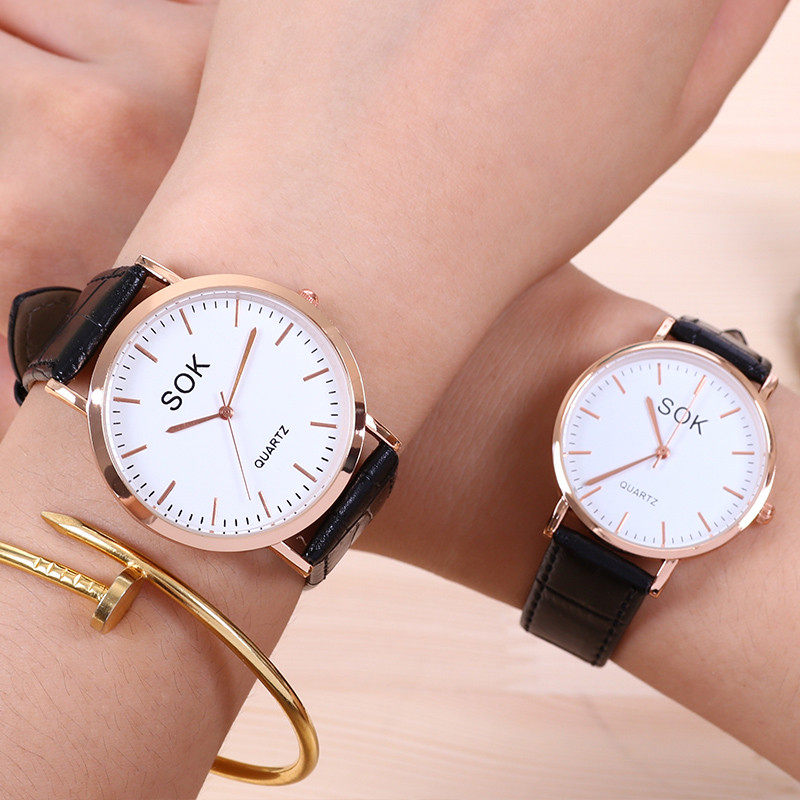 Watch Schoolgirl Han Edition Brief Trends Ulzzang European And European Personality Boom Men Retro Casual Fashion Canvas Belt