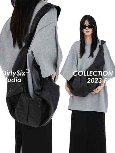 Сумка для пельменей Dirty Six/Original Whiplash Bursting Очень большая мятая сумка Baba Сумка через плечо