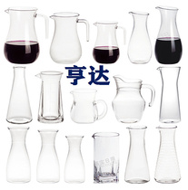 Jiabao PC acrylic plastic wine dispenser Seven-word wine spoon Bartender decanter fair pot drink tie pot