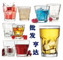 American Libbey Gibraltar Octagonal cup Heat-resistant Whiskey Luo Cup Spirits cup Water cup Beer cup