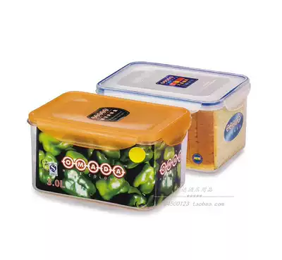 Garbo PC food grade plastic preservation box buckle cover sealed box storage box student lunch box can be heated by microwave